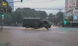 Inmet alerta para grande perigo de tempestade no Sul do país